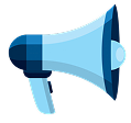 Announcement megaphone icon